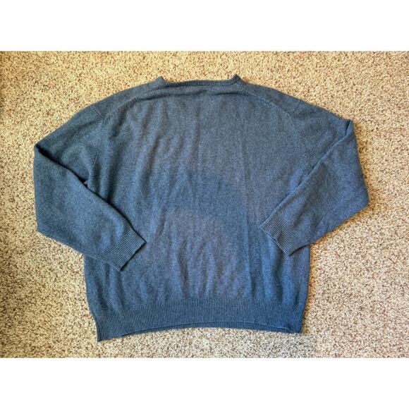 NORTHERN ISLES 100% CASHMERE sweater, XL, V Neck - Picture 8 of 10